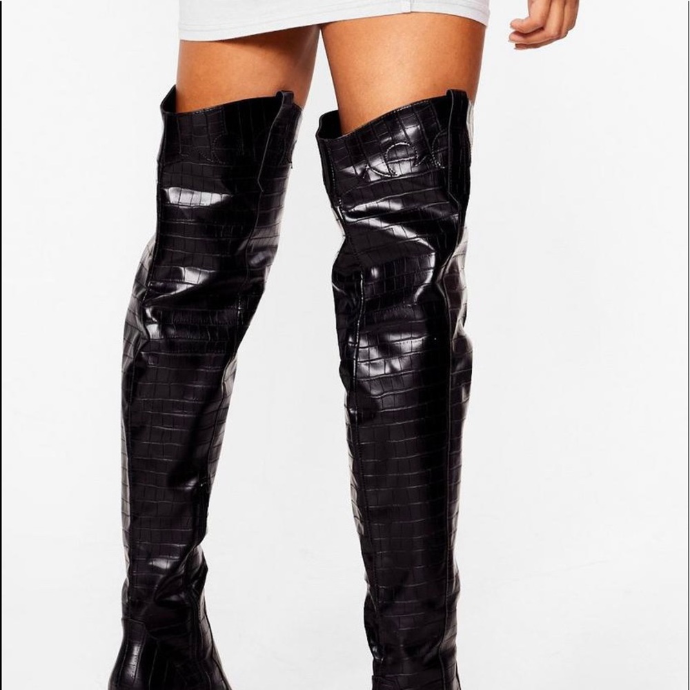 Thigh high boots